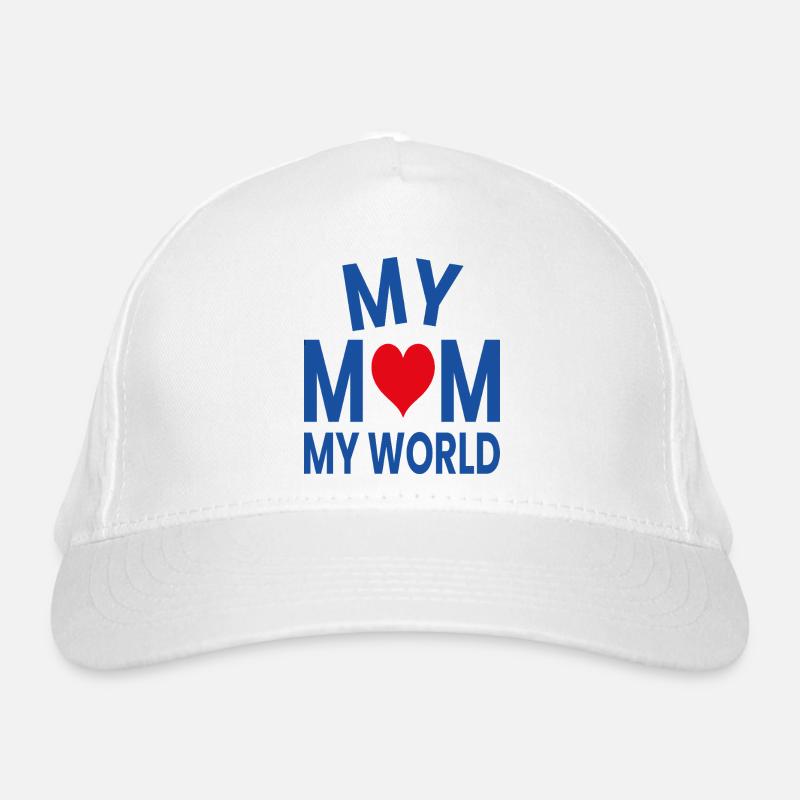 Meine Mutter, meine Welt Bio-Baseballkappe