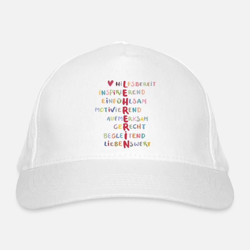 enseignant Casquette classique bio