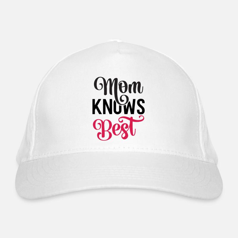 Ma mère sait mieux que ça. Casquette classique bio
