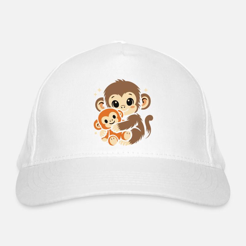 Punch Monkey Affe Bio-Baseballkappe