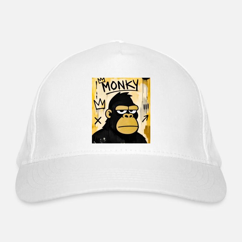 Monky Graffiti Ape Organic Baseball Cap