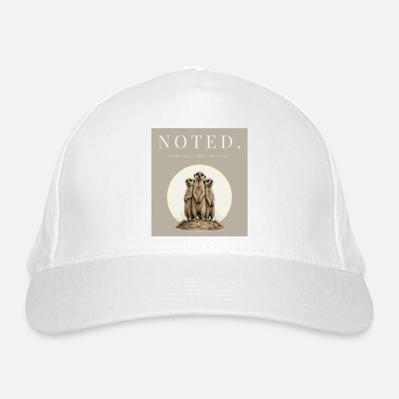 Trio de suricates renommé Casquette classique bio
