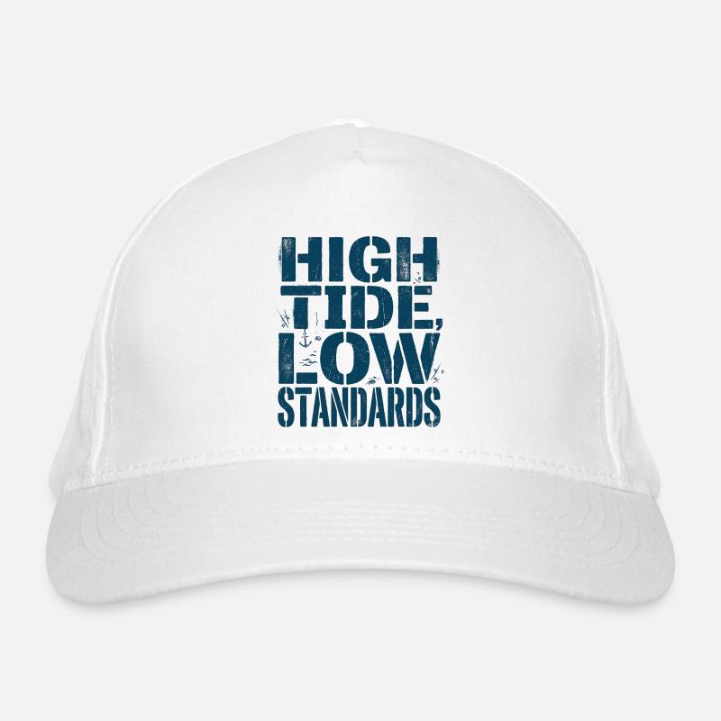 High Tide Low Standards Organic Baseball Cap