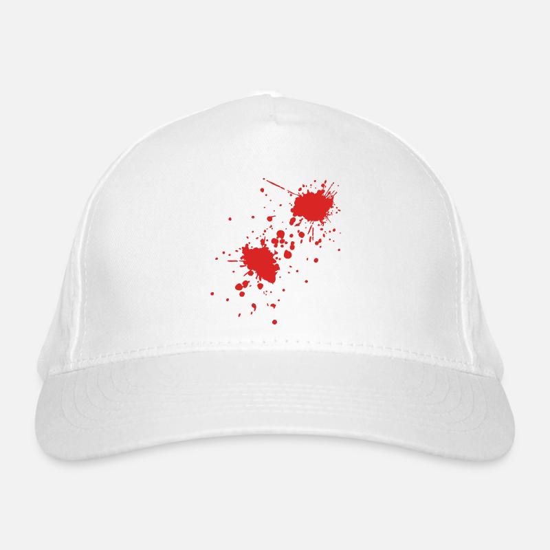 blutfleck - blood - blut Bio-Baseballkappe