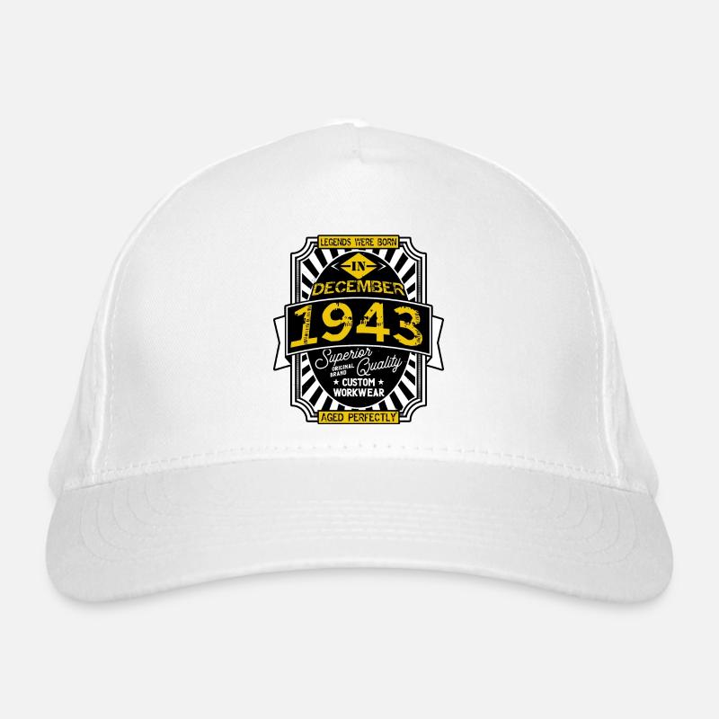 1943 DEZEMBER Bio-Baseballkappe