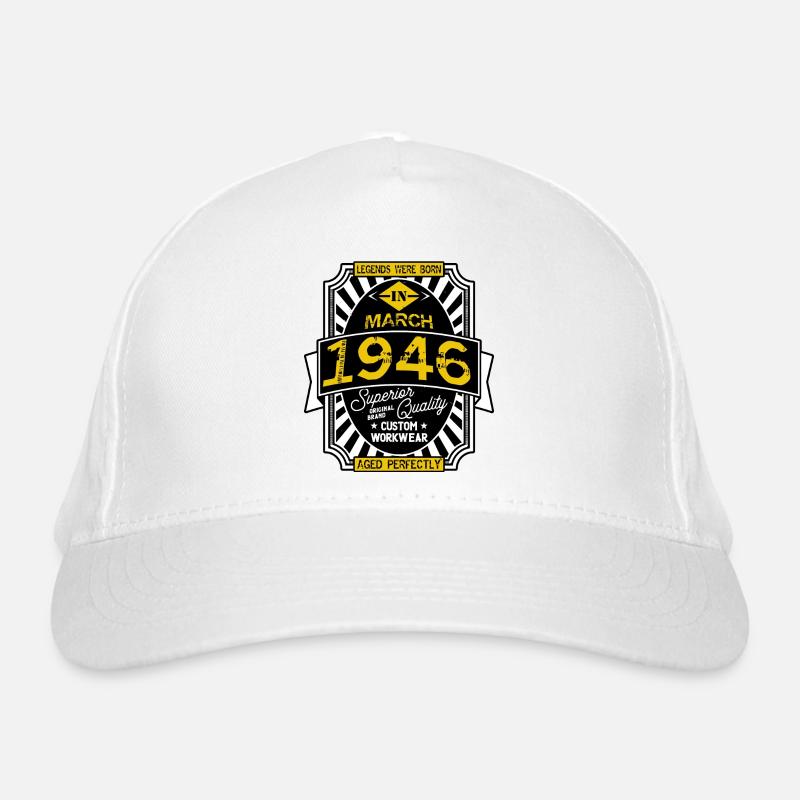 1946 MARCH Casquette classique bio