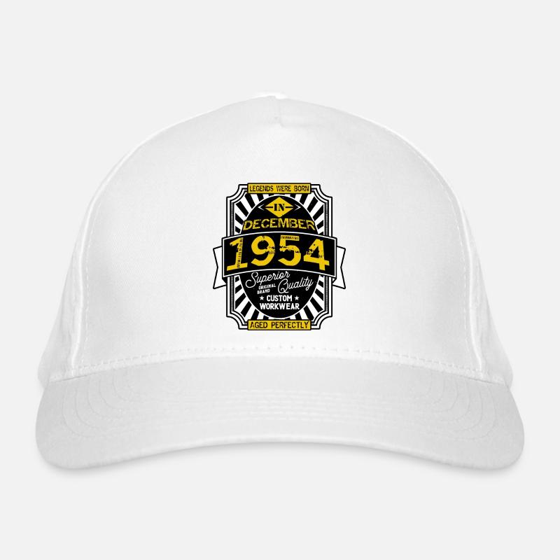 1954 DEZEMBER Bio-Baseballkappe