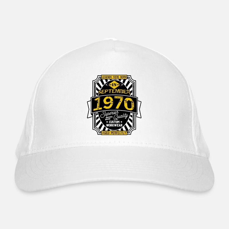 1970 SEPTEMBER Casquette classique bio