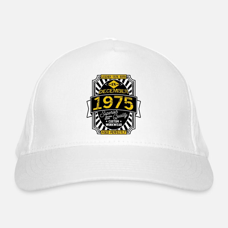1975 DECEMBER Organic Baseball Cap