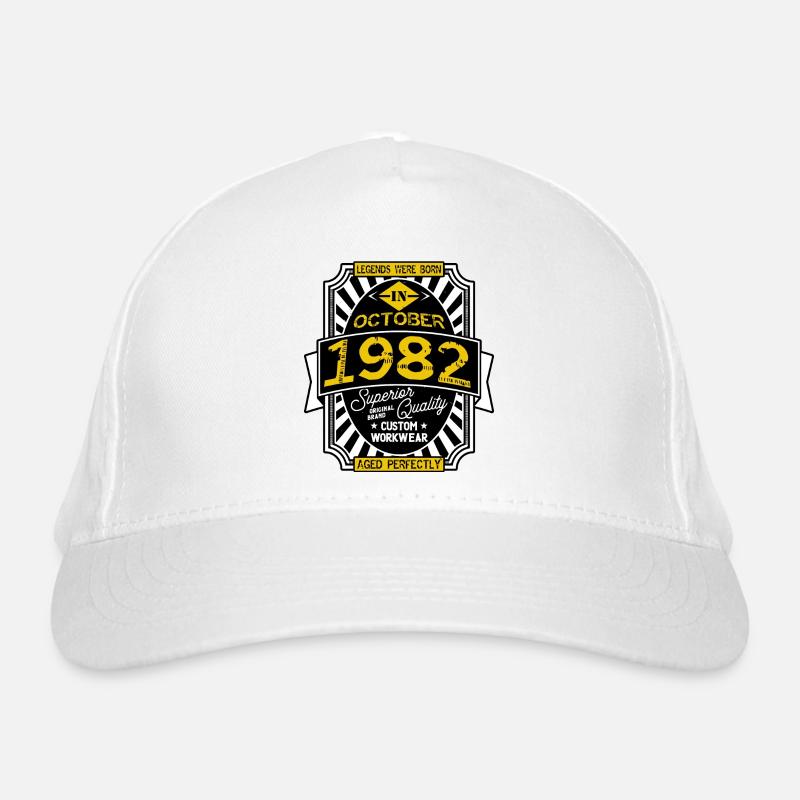 1982 OCTOBER Casquette classique bio