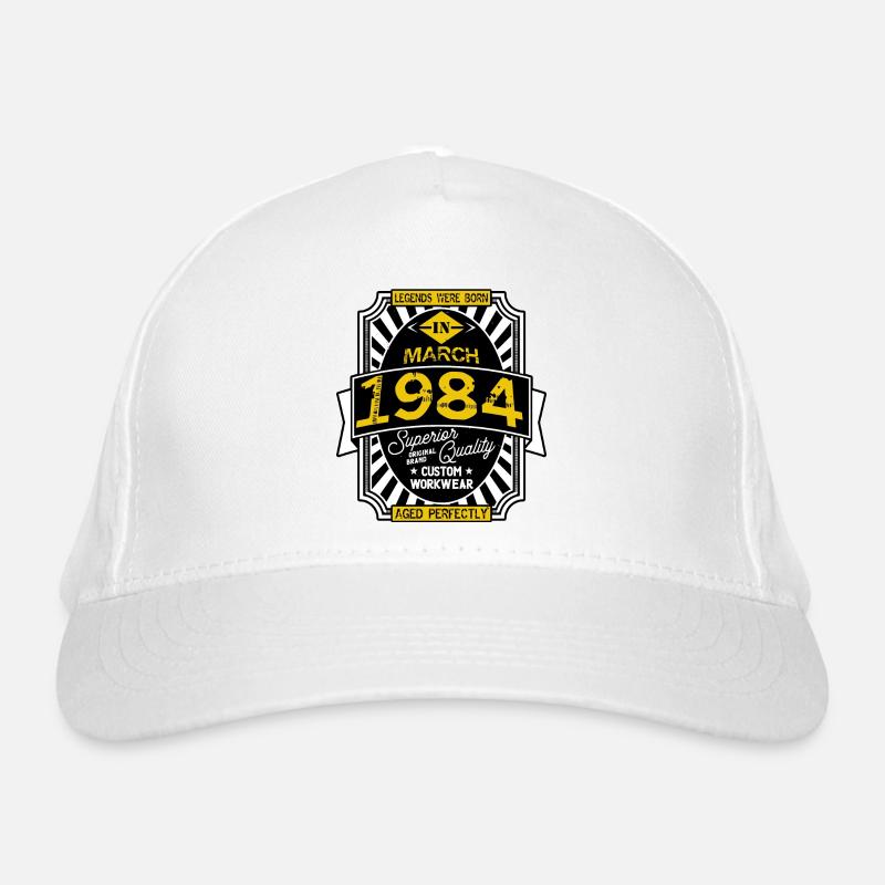 1984 MÄRZ Bio-Baseballkappe