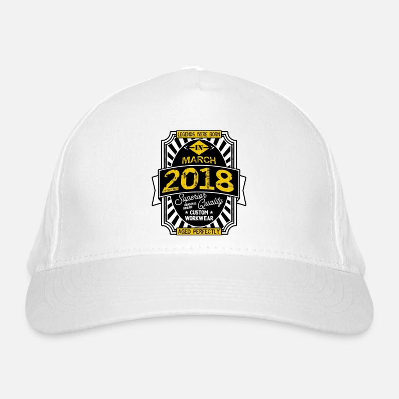 2018 MÄRZ Bio-Baseballkappe
