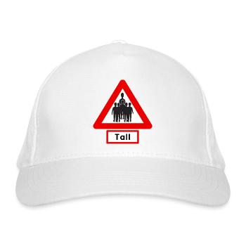 Attention : Grand ! Foule 🚧 - Casquette classique bio - blanc - Devant