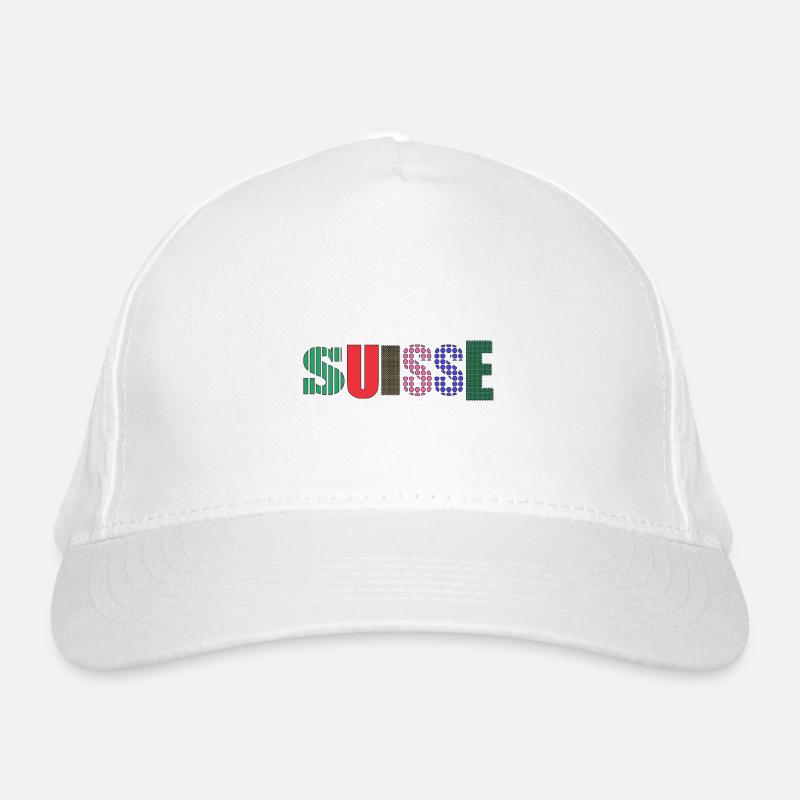 SUISSE. PAYS Casquette classique bio