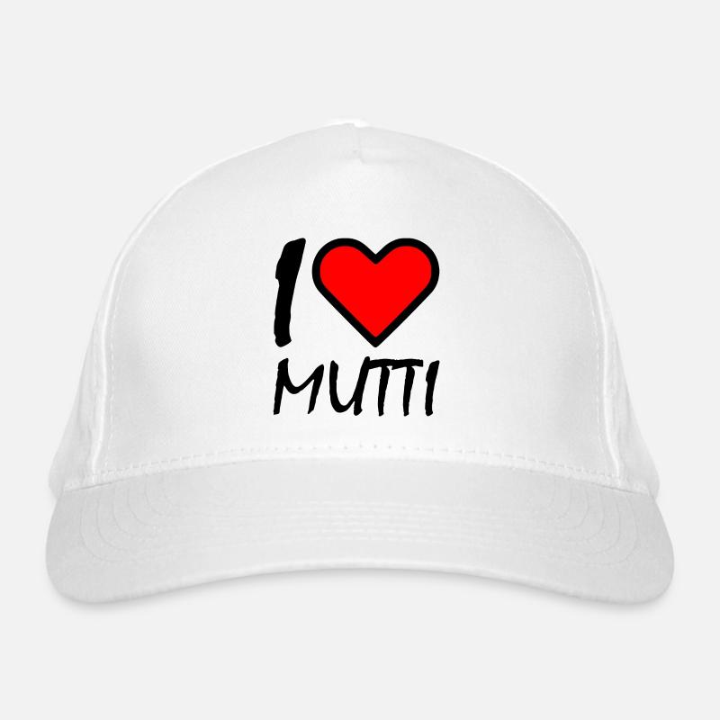 I love mutti Bio-Baseballkappe