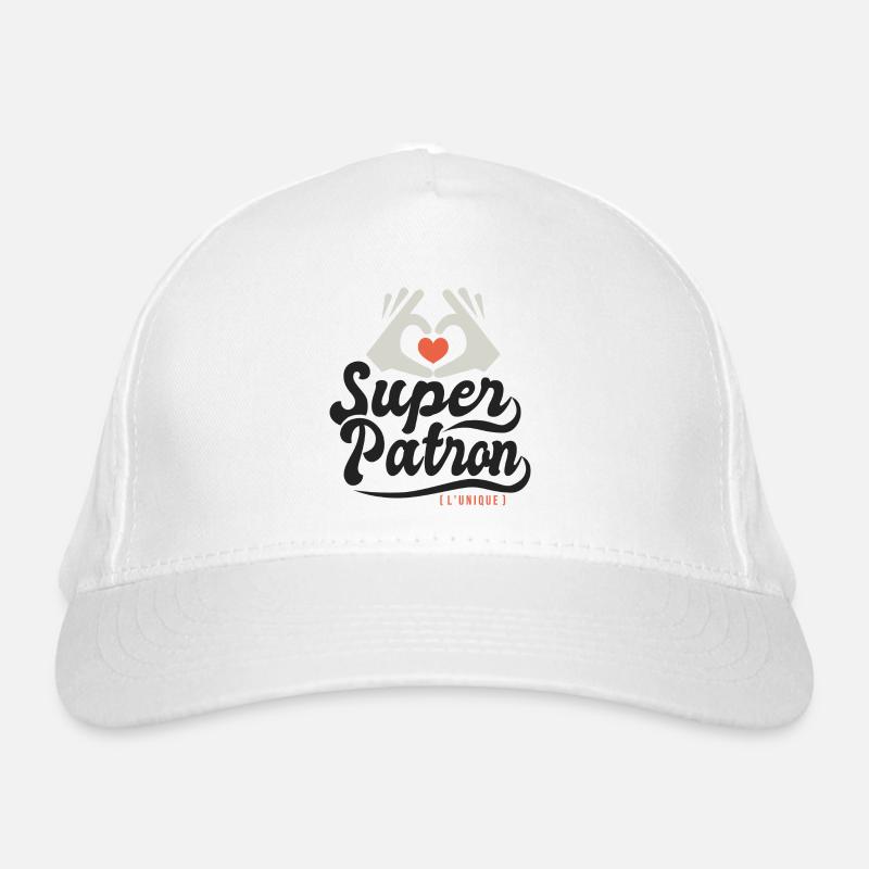 Super patron l'unique cadeau patron Casquette classique bio