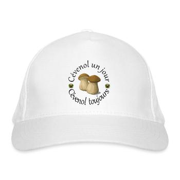 Cévenol cèpes - Casquette classique bio - blanc - Devant
