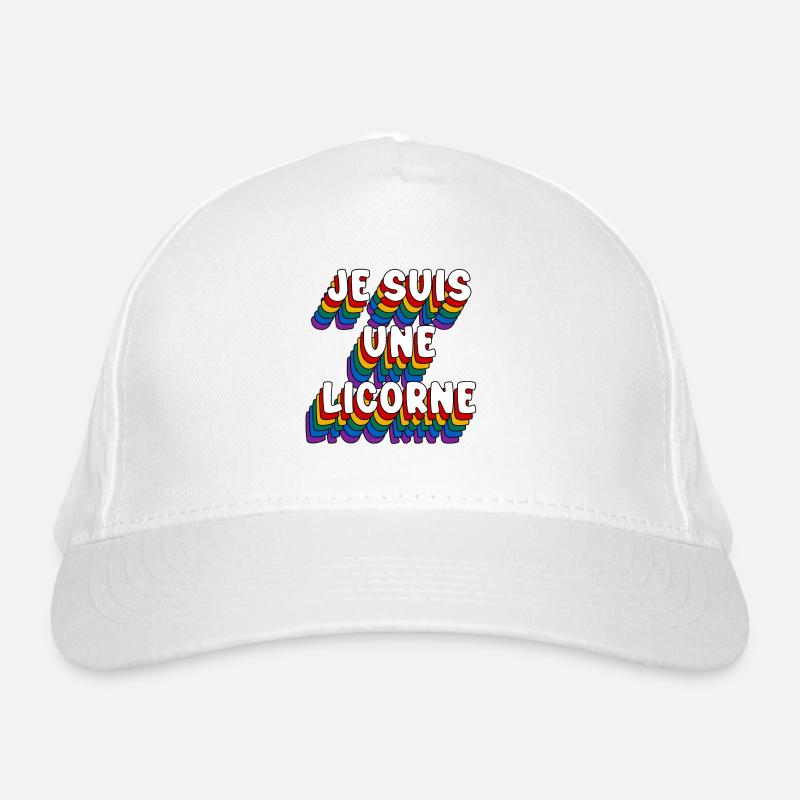 ICH BIN EIN EINHORN Bio-Baseballkappe