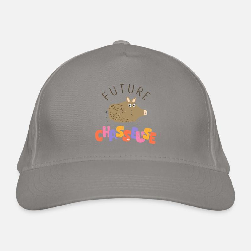 Future chasseuse annonce grossesse bebe fille Casquette classique bio