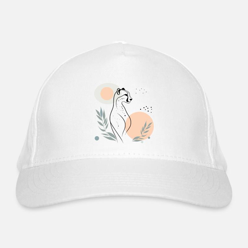 Eleganter Gepard Bio-Baseballkappe
