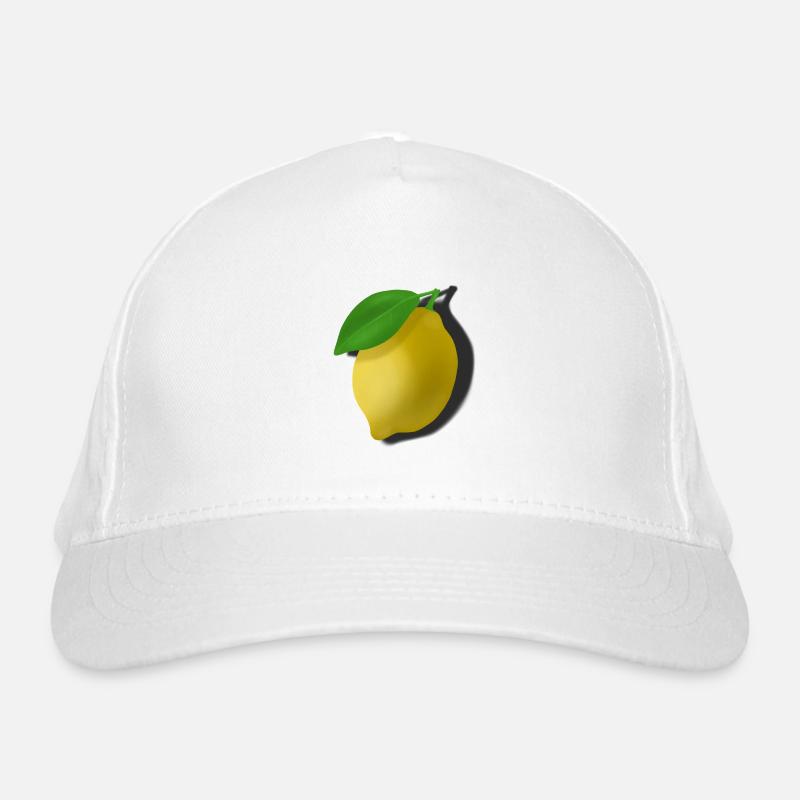 Frische Zitrone Bio-Baseballkappe