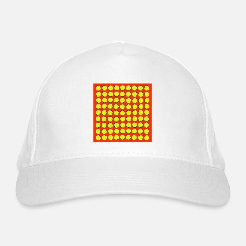 optical illusion - moving circles Organic Baseball Cap