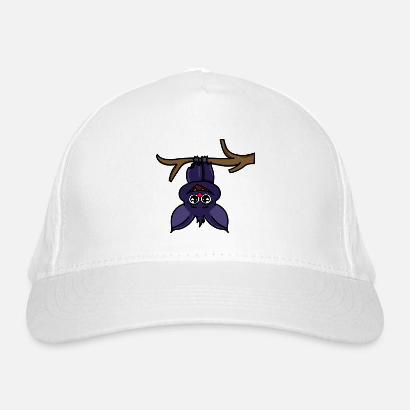 Bat Organic Baseball Cap