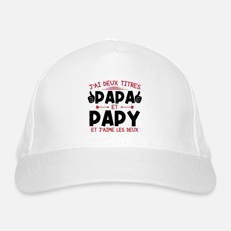Papa et papy Casquette classique bio