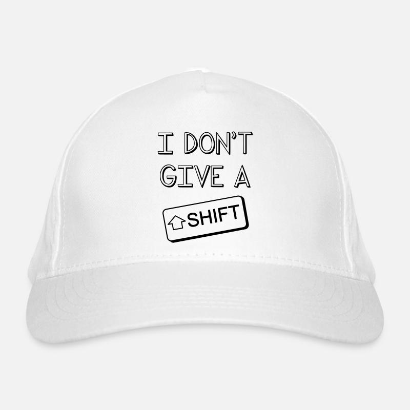 I don't give a Shift Casquette classique bio