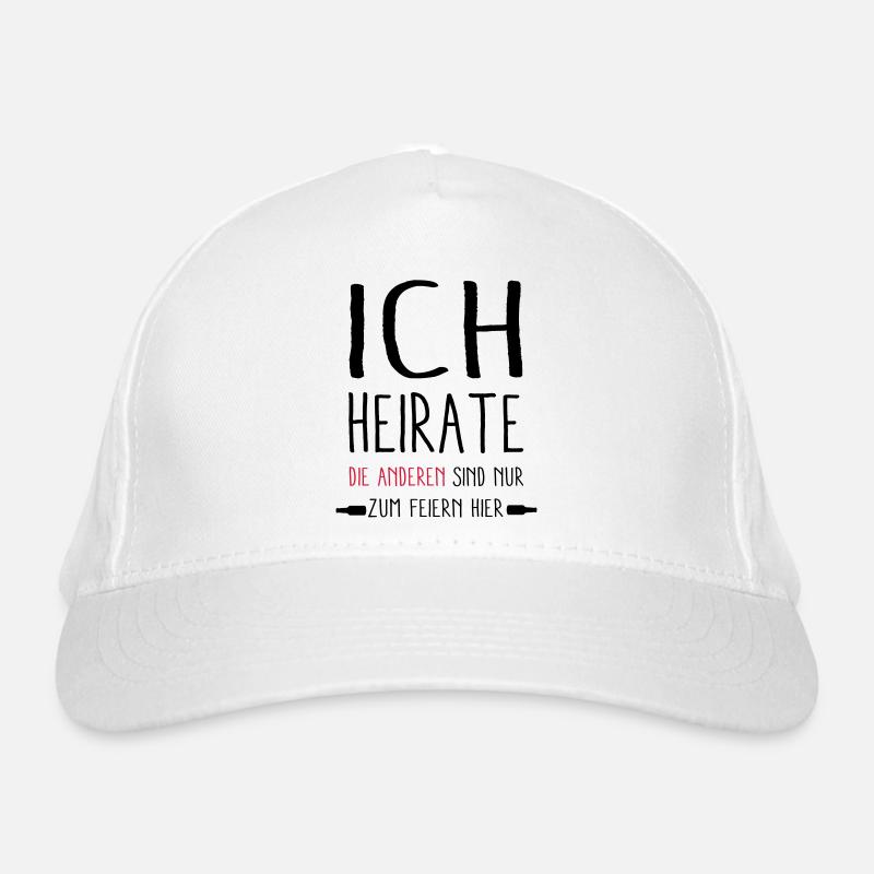 ich Heirate - die anderen feiern Bio-Baseballkappe
