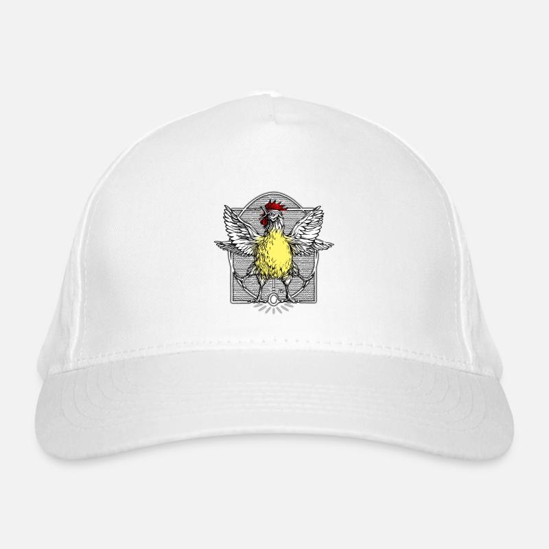 Le coq de Vitruve2 Casquette classique bio