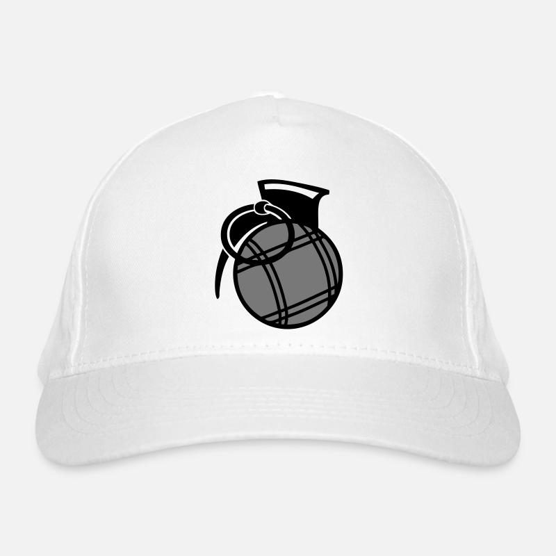 Petanque Ball Granate Bio-Baseballkappe