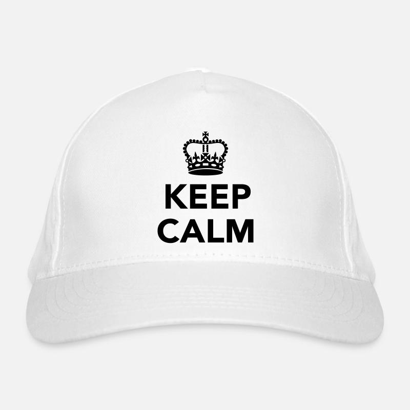 Keep calm Bio-Baseballkappe