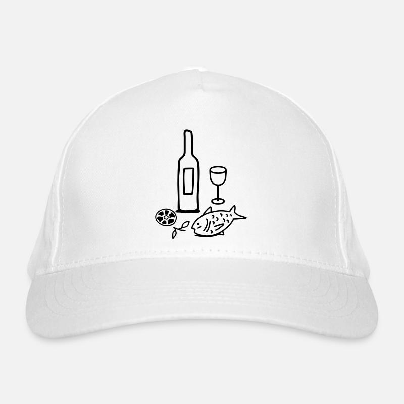 Fisch & Wein - Tapas Bio-Baseballkappe