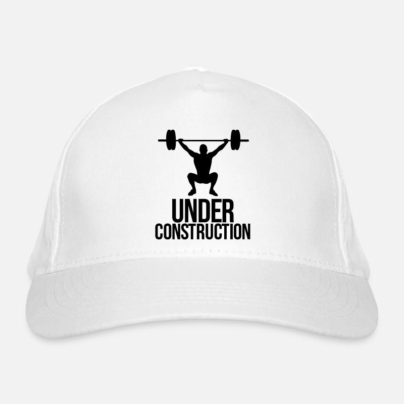 under construction Bio-Baseballkappe