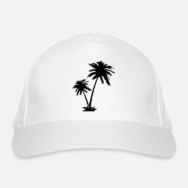 palm trees Organic Baseball Cap