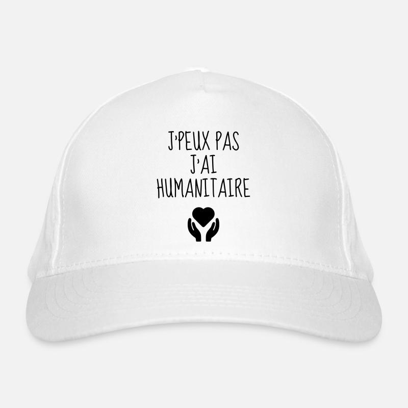 Volunteer Humanitarian Freiwilliger Bénévole Organic Baseball Cap
