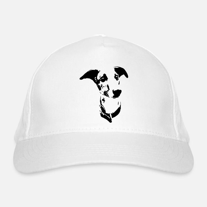 Whippet Kopf Bio-Baseballkappe