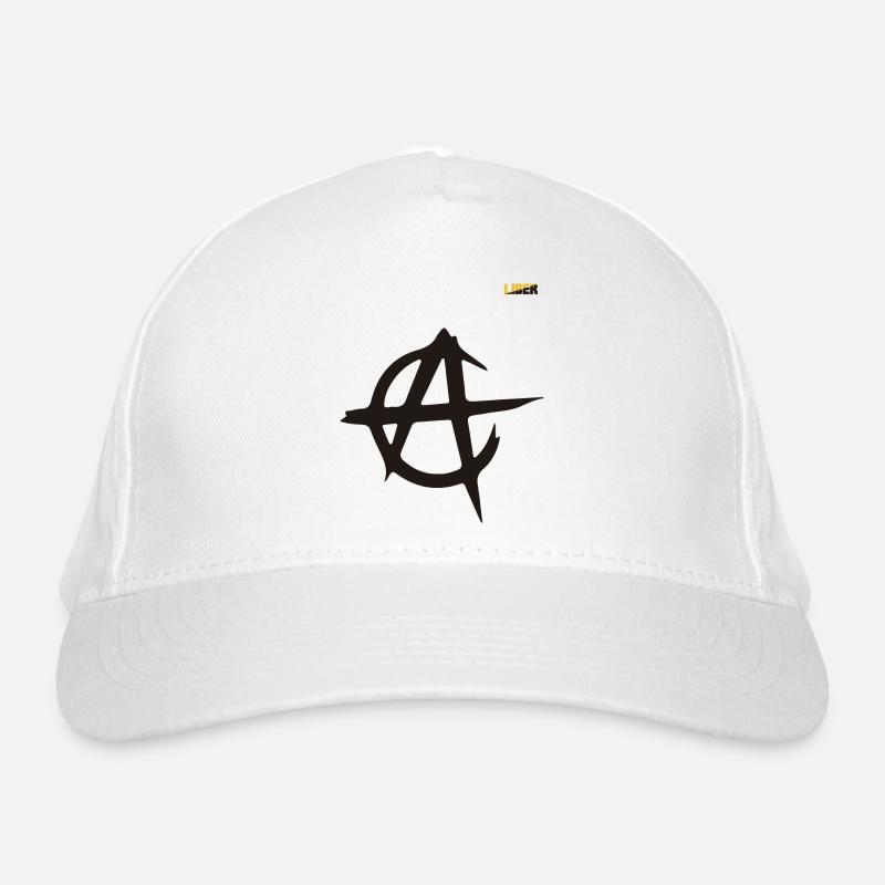 Drapeau Ancap Noir Casquette classique bio