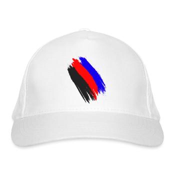 Polyamorie Flagge Polyamorös Fahne Pride Polyamory - Bio-Baseballkappe - Weiß - Vorne