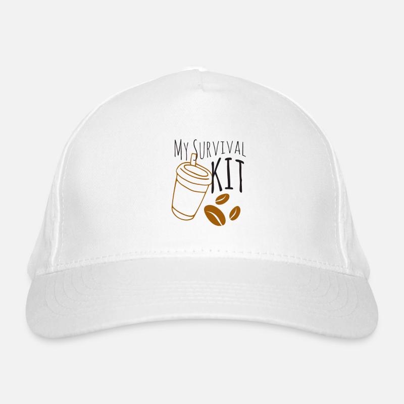 Le kit de survie au café Casquette classique bio
