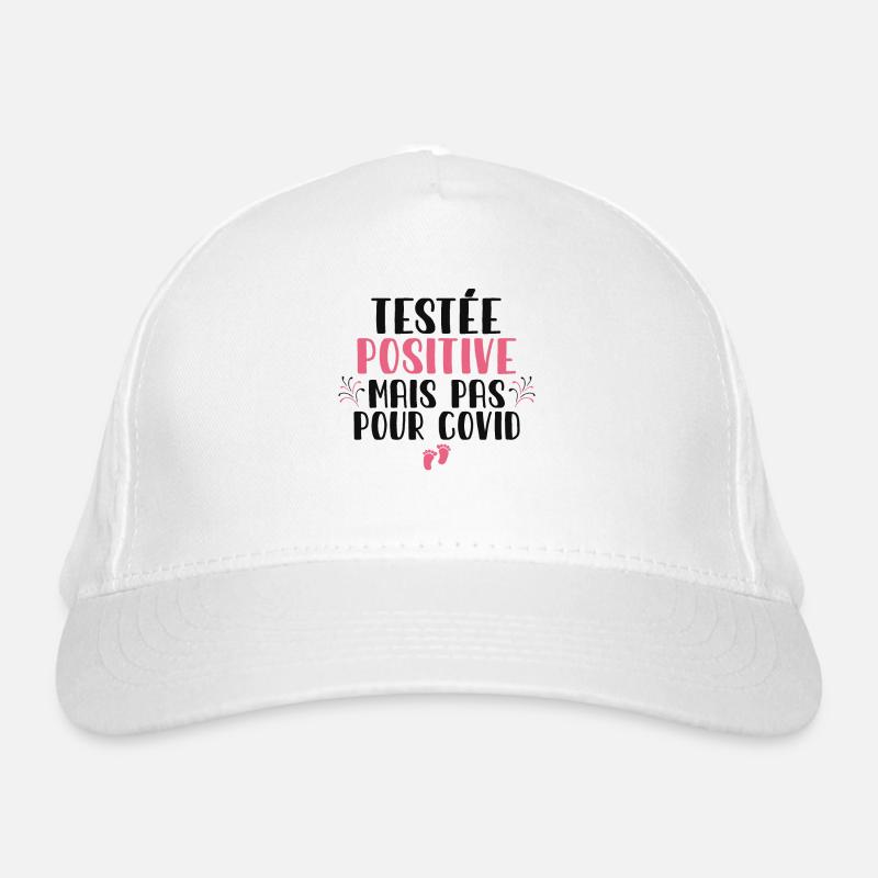 Testée Positive Mais Pas Pour Covid Grossesse Casquette classique bio