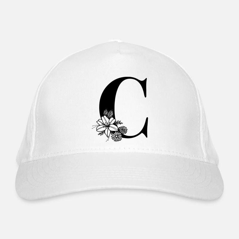 Lettre C Casquette classique bio