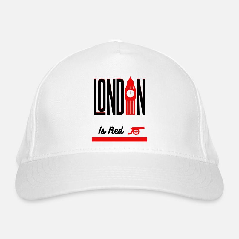 London ist rot Bio-Baseballkappe