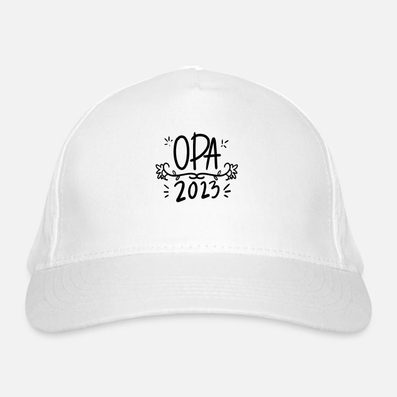 Opa 2023 - Opa werden - Bald Opa Bio-Baseballkappe