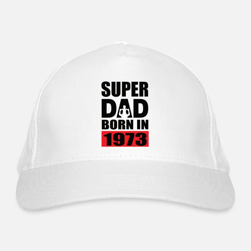 Dad's birthday 1973 Organic Baseball Cap