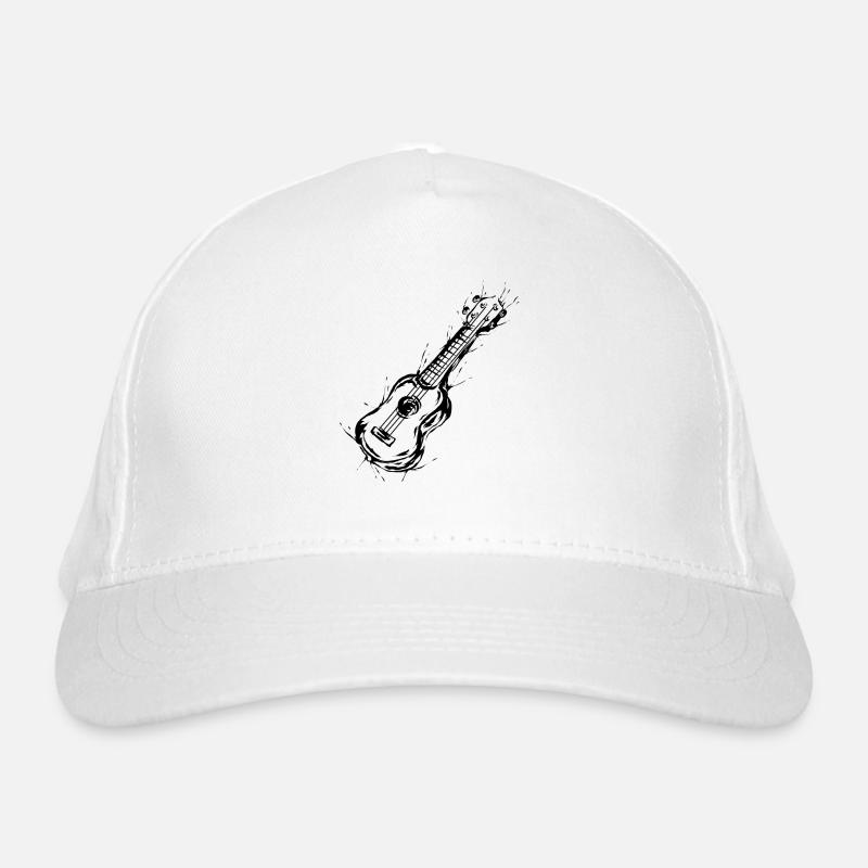 Ukulélé - Casquette classique bio - blanc