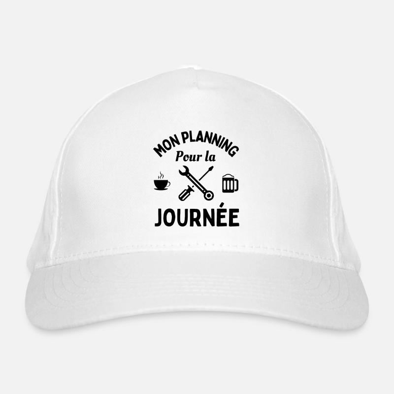 mon planning pour la journée Casquette classique bio