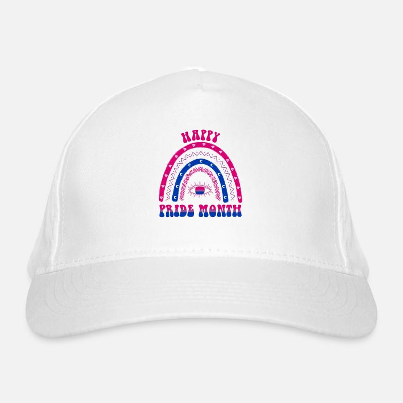 Boho Rainbow Happy Pride Mois Bisexuel Casquette classique bio