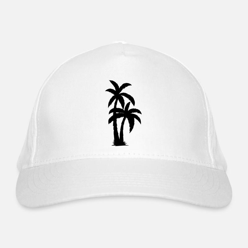 Palm trees Organic Baseball Cap